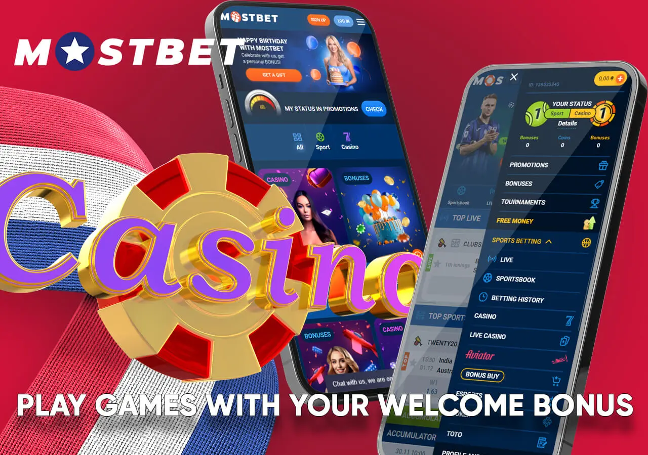 Explore a myriad of games of chance and generous welcome bonuses at Mostbet Casino.