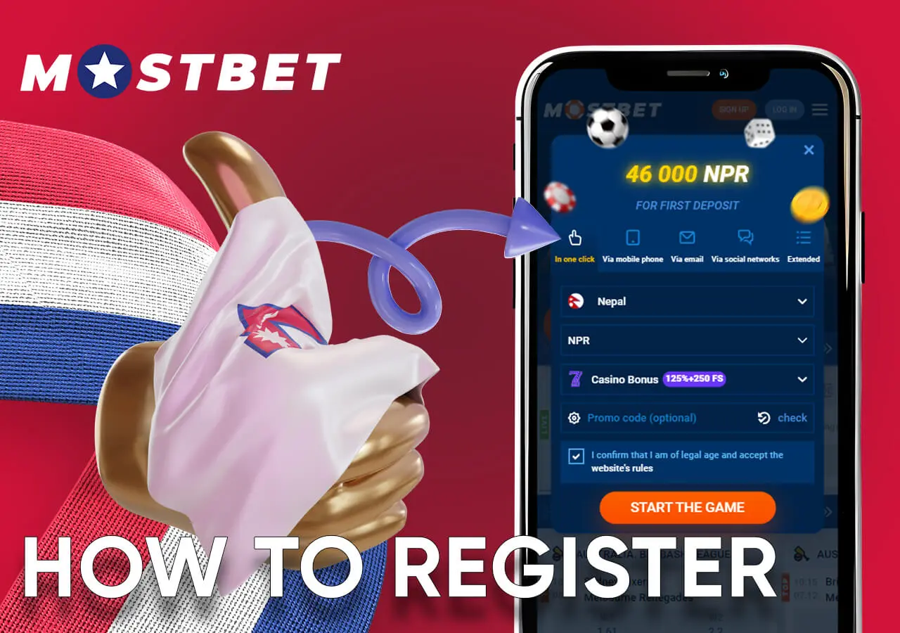 Easy way to register on the site