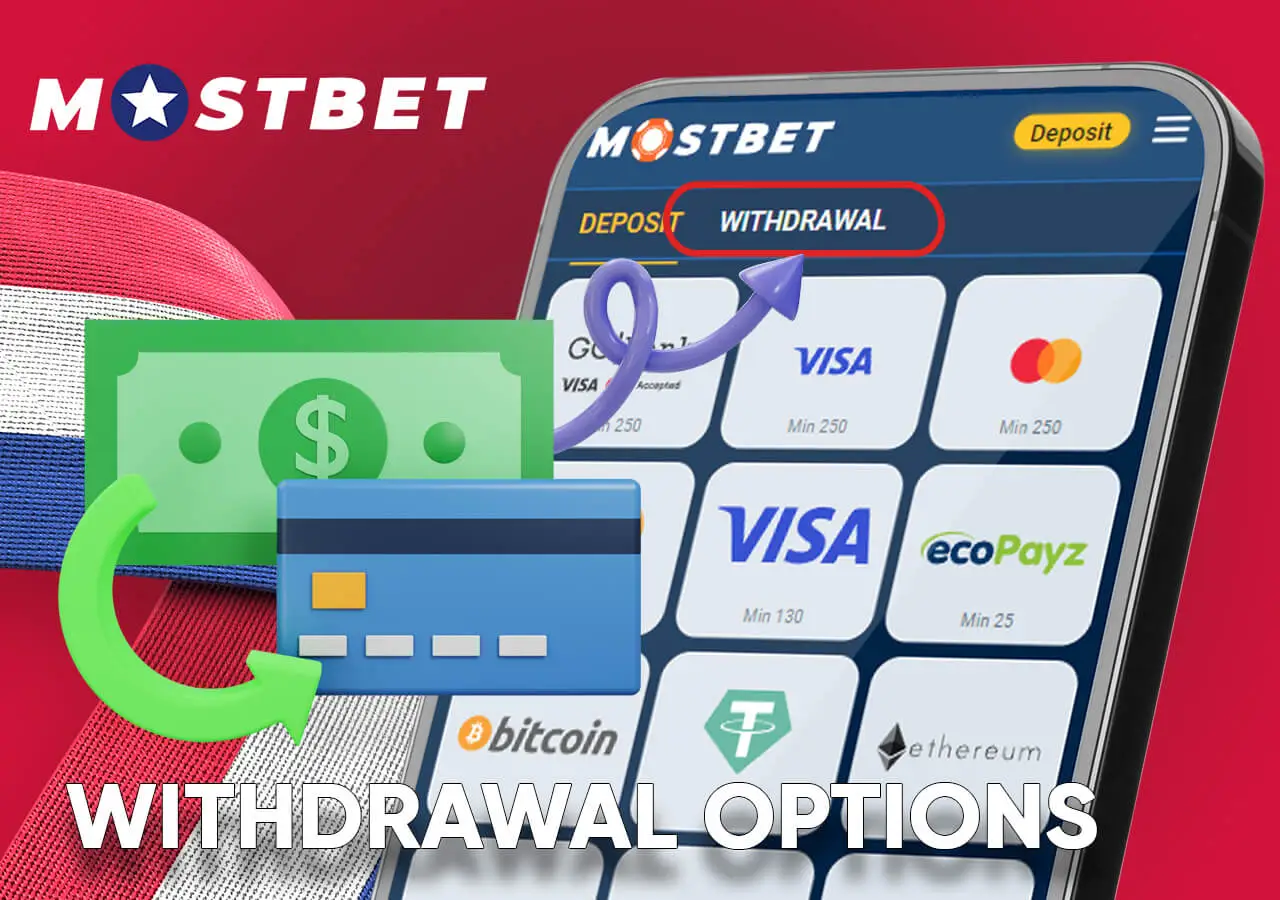 Various withdrawal methods